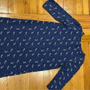 Blue Patterned Dress